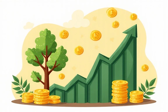Illustration représentant les investissements pour débutants