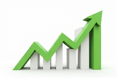 Graphique montrant la progression financière après la formation